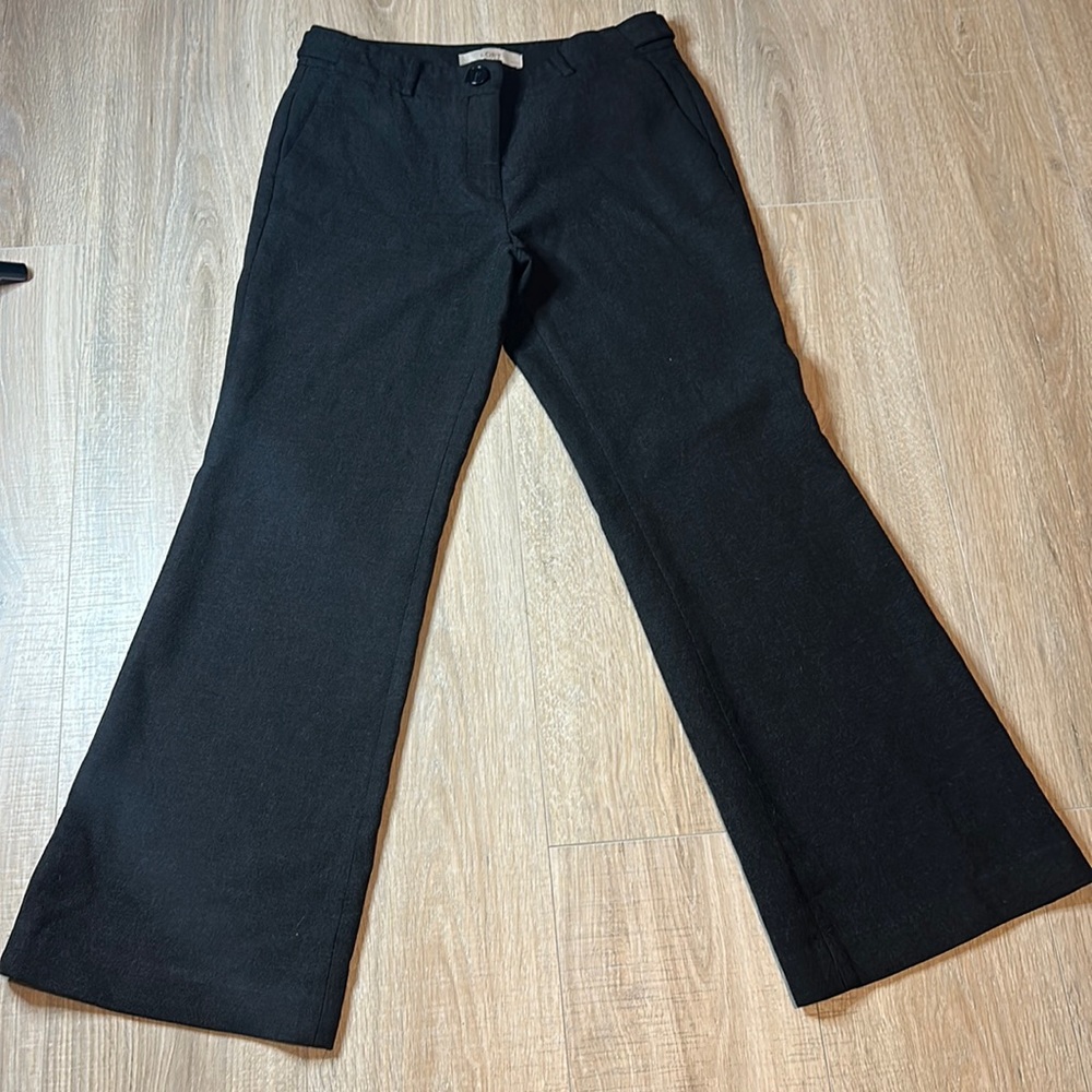 Loft Woman’s size 4P gray dress pants wide leg